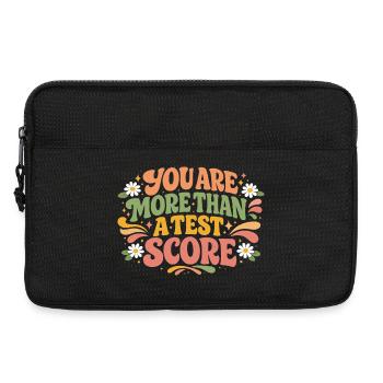 You're More Than a Note | Retro School Motivation - Laptop bag 13" - black - Front