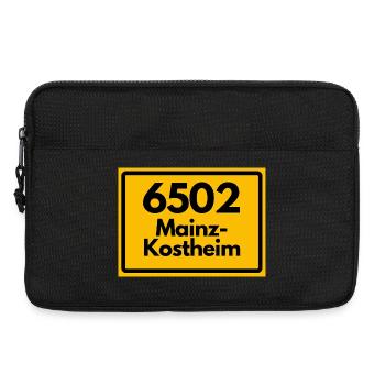 ALTE POSTLEITZAHL 6502 PLZ 55246 MAINZ KOSTHEIM  - Laptoptasche 13" - Schwarz - Vorne