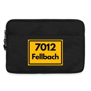 ALTE POSTLEITZAHL 7012 PLZ 70734 FELLBACH BAWÜ - Laptoptasche 13" - Schwarz - Vorne