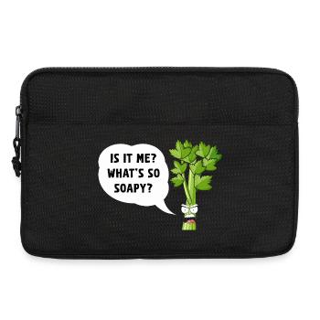 Sassy Celery: Is It Me? - Laptop bag 13" - black - Front