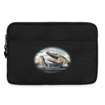 Tylosaurus préhistorique à la chasse - Sacoche pour ordinateur portable 13 pouces - noir - Devant