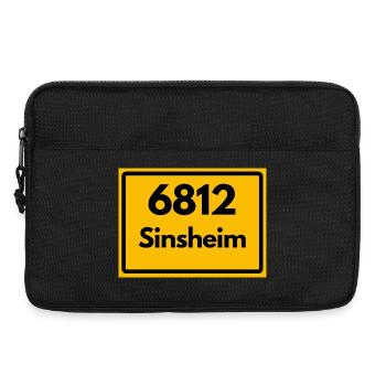 ALTE POSTLEITZAHL 6812 PLZ 74889 SINSHEIM BAWÜ - Laptoptasche 13" - Schwarz - Vorne