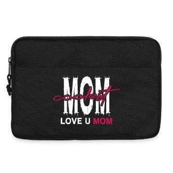 Mom_Coolest_Love_You_Mom - Laptoptasche 13" - Schwarz - Vorne