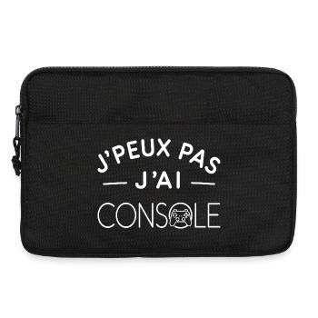 Console Humour Cadeau Passionné de Jeux Vidéo - Sacoche pour ordinateur portable 13 pouces - noir - Devant