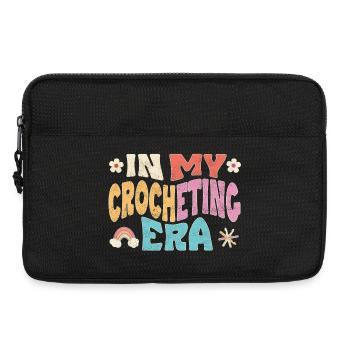 In my Crocheting Era - Laptoptasche 13" - Schwarz - Vorne