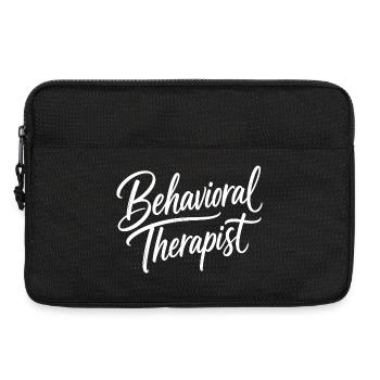 Behavioural therapist, school behaviour technician - Laptop bag 13" - black - Front