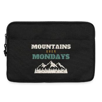 Les montagnes les lundis - Sacoche pour ordinateur portable 13 pouces - noir - Devant
