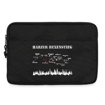 Harzer Hexenstieg - Laptoptasche 13" - Schwarz - Vorne