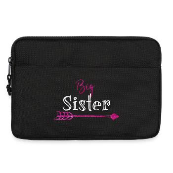 Grande Sœur Palette Rose Glitter - Sacoche pour ordinateur portable 13 pouces - noir - Devant