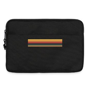 Rayures du Treizième Docteur - Sacoche pour ordinateur portable 13 pouces - noir - Devant