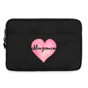 Lieblingsmama Mama Herz - Laptoptasche 13" - Schwarz - Vorne