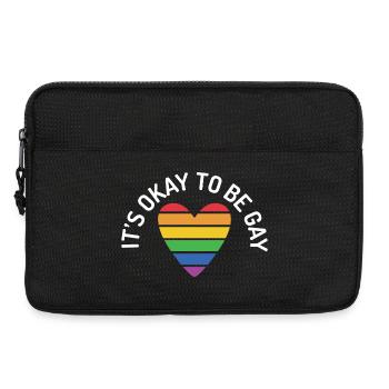 Es ist in Ordnung, schwul zu sein - Laptoptasche 13" - Schwarz - Vorne