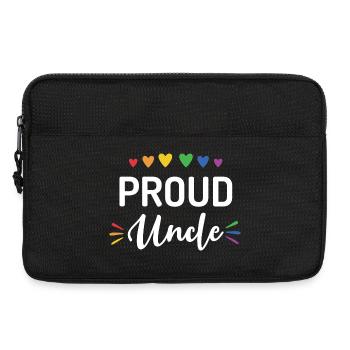Proud Uncle - Laptop bag 13" - black - Front