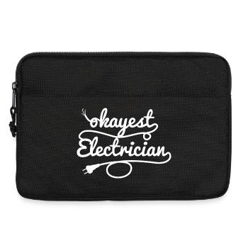 Mediocre electrician - Laptop bag 13" - black - Front