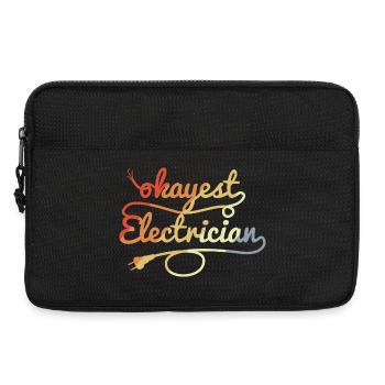 Elektrikerwitz - Laptoptasche 13" - Schwarz - Vorne