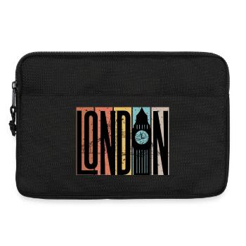 London Skyline Bold Blocks - Laptoptasche 13" - Schwarz - Vorne