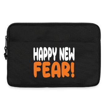 Happy New Fear! - Laptop bag 13" - black - Front