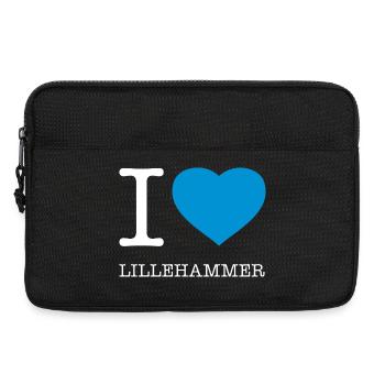 I LOVE LILLEHAMMER - Laptoptasche 13" - Schwarz - Vorne