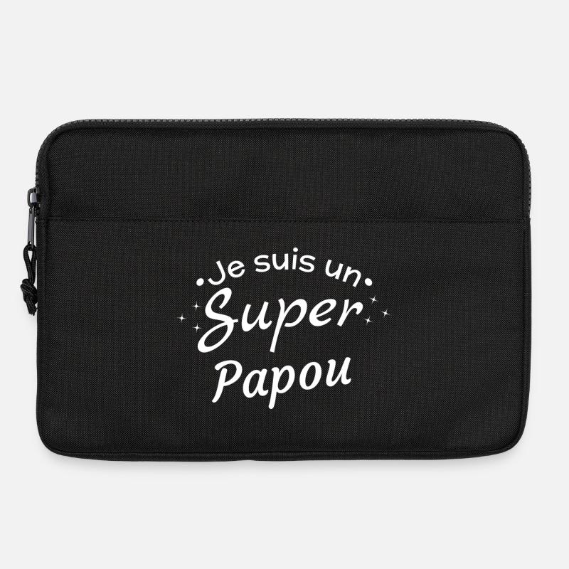 Ich bin ein Super-Papua - Laptoptasche 13" - Schwarz
