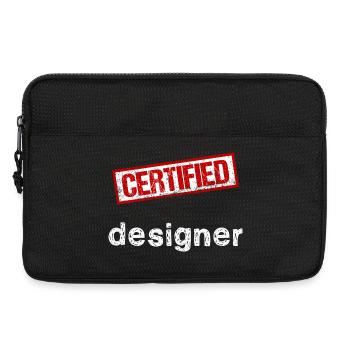 Designer - Laptop bag 13" - black - Front