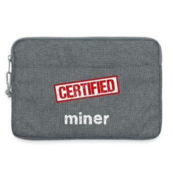 Bergarbeiter - Laptoptasche 13" - Grau meliert - Vorne