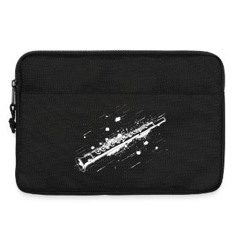 Flute Street Art - Laptop bag 13" - black - Front