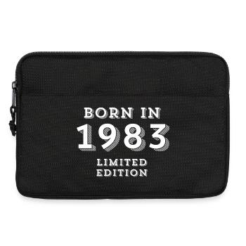 geboren 1983, Geburtsjahr, 41 Jahre alt - Laptoptasche 13" - Schwarz - Vorne