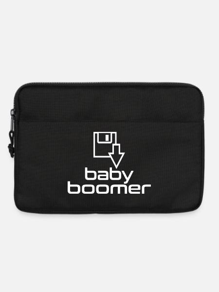 Baby Boomer Diskette - Laptoptasche 13" - Schwarz