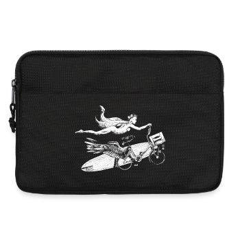 Flying Bike - Blanc - Sacoche pour ordinateur portable 13 pouces - noir - Devant