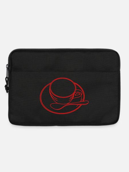 Kaffeeliebhaber - Laptoptasche 13" - Schwarz