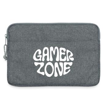 GAMER ZONE - Laptoptasche 13" - Grau meliert - Vorne