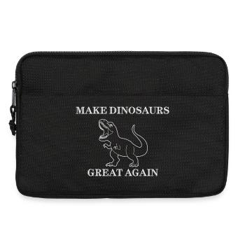 Kultiger T-Rex mit lustigem Slogan - Laptoptasche 13" - Schwarz - Vorne