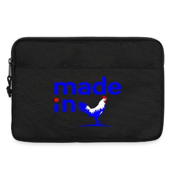 Made in France - Sacoche pour ordinateur portable 13 pouces - noir - Devant
