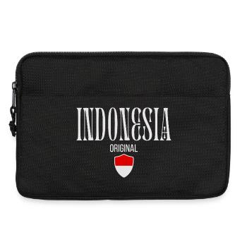 Indonesian flag, Indonesian pride - Laptop bag 13" - black - Front