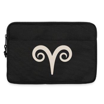 Widder Sternzeichen Symbol Aries Horoskop Widder - Laptoptasche 13" - Schwarz - Vorne