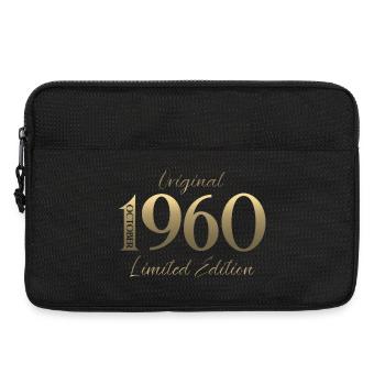 65th Birthday Original October Vintage 1960 - Laptop bag 13" - black - Front