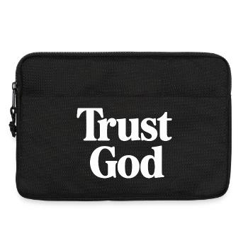 Trust God Jesus Christians Faith - Laptop bag 13" - black - Front