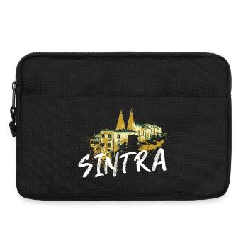 Palais national Sintra illustration Portugal - Sacoche pour ordinateur portable 13 pouces - noir - Devant