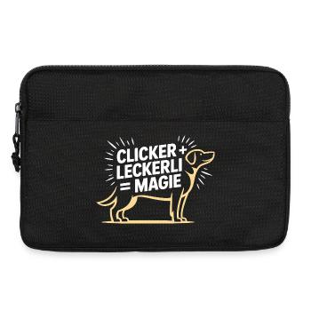 Dog School Dog Lover Dog Trainer - Laptop bag 13" - black - Front