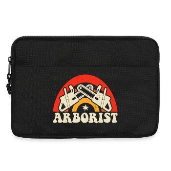 Baumpfleger Holzarbeiter Waldarbeiter Geschenk - Laptoptasche 13" - Schwarz - Vorne
