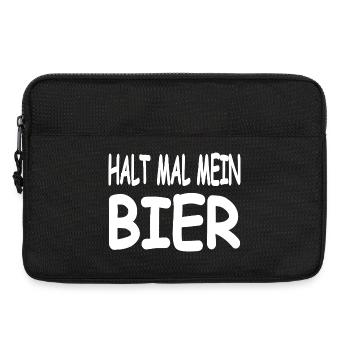 Bière - Sacoche pour ordinateur portable 13 pouces - noir - Devant