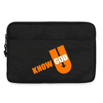 Known God Bold Typography - Laptoptasche 13" - Schwarz - Vorne