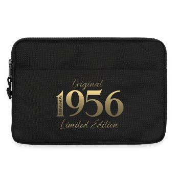 70ème Anniversaire Original Novembre Millésime 1956 - Sacoche pour ordinateur portable 13 pouces - noir - Devant