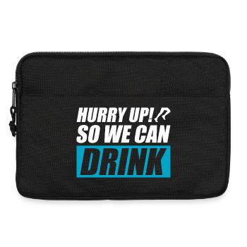So we can drink lustiges Lauf Joggen Läufer - Laptoptasche 13" - Schwarz - Vorne