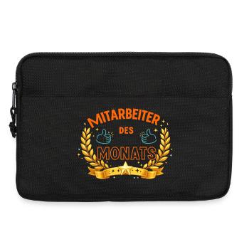 Mitarbeiter des Monats – LorbeerDesign - Laptoptasche 13" - Schwarz - Vorne