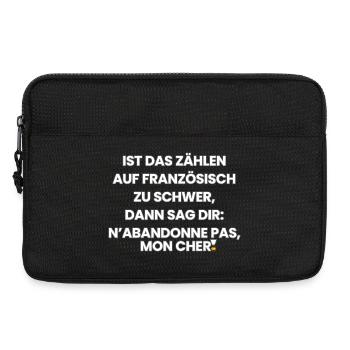 German-French-Rhyme 1 (Ver. A) - Laptoptasche 13" - Schwarz - Vorne