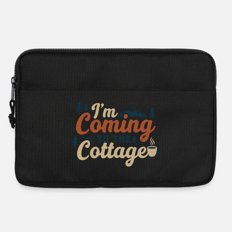 Ich komme zur Hütte - Laptoptasche 13" - Schwarz