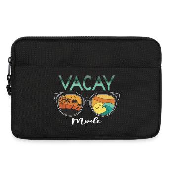 Vacances amusantes et design de surfeurs - Sacoche pour ordinateur portable 13 pouces - noir - Devant