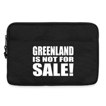Greenland Is Not For Sale - Laptoptasche 13" - Schwarz - Vorne