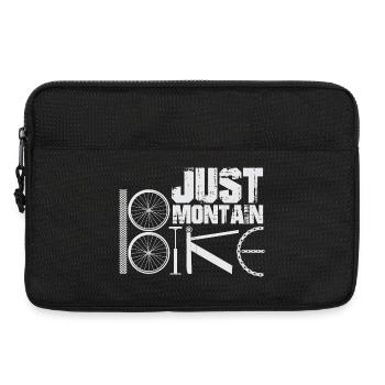 BMX Fahrrad Spruch bmx biker - Laptoptasche 13" - Schwarz - Vorne